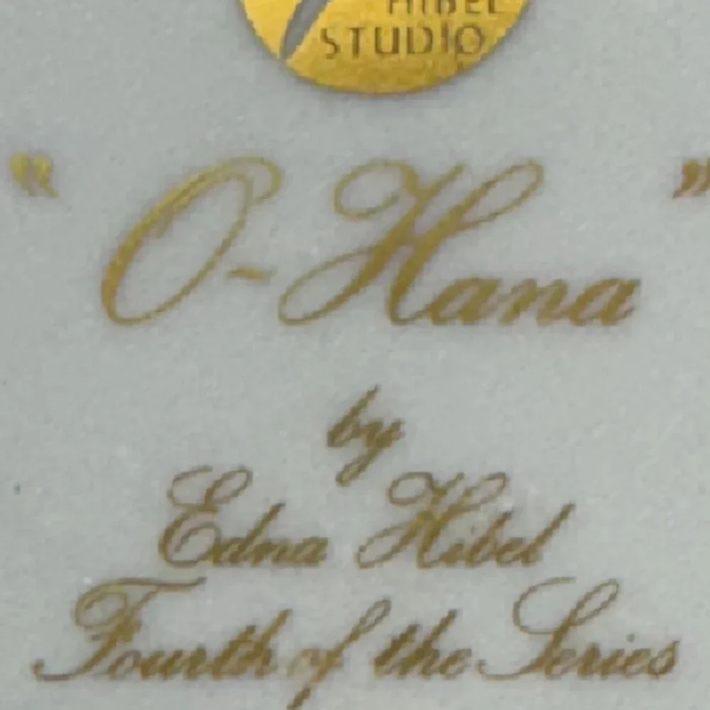 Edna Hibel O’Hana Collector Plate World I Love Series Japanese Woman Ltd Ed 5466
